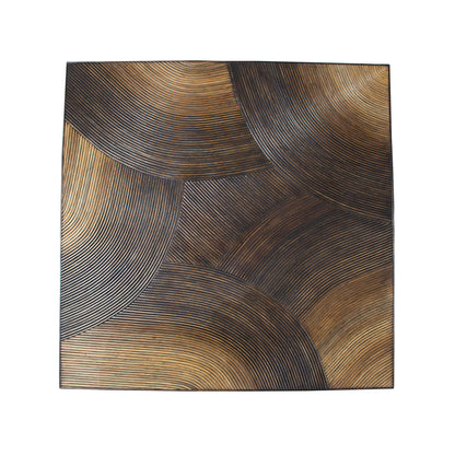 PTMD Casablanca Bruine Salontafel Vierkant 120x120cm