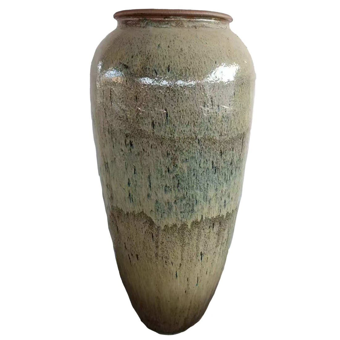 Pot Lisie Naturel Blauw Keramiek Extreem Groot PTMD