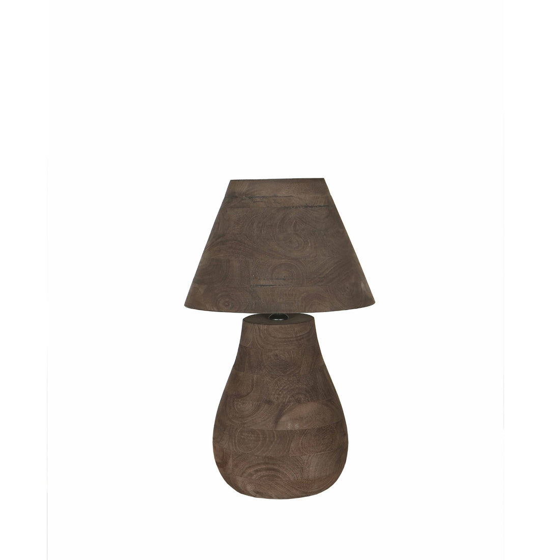 Tafellamp Peake Bruin Mangohout Small PTMD