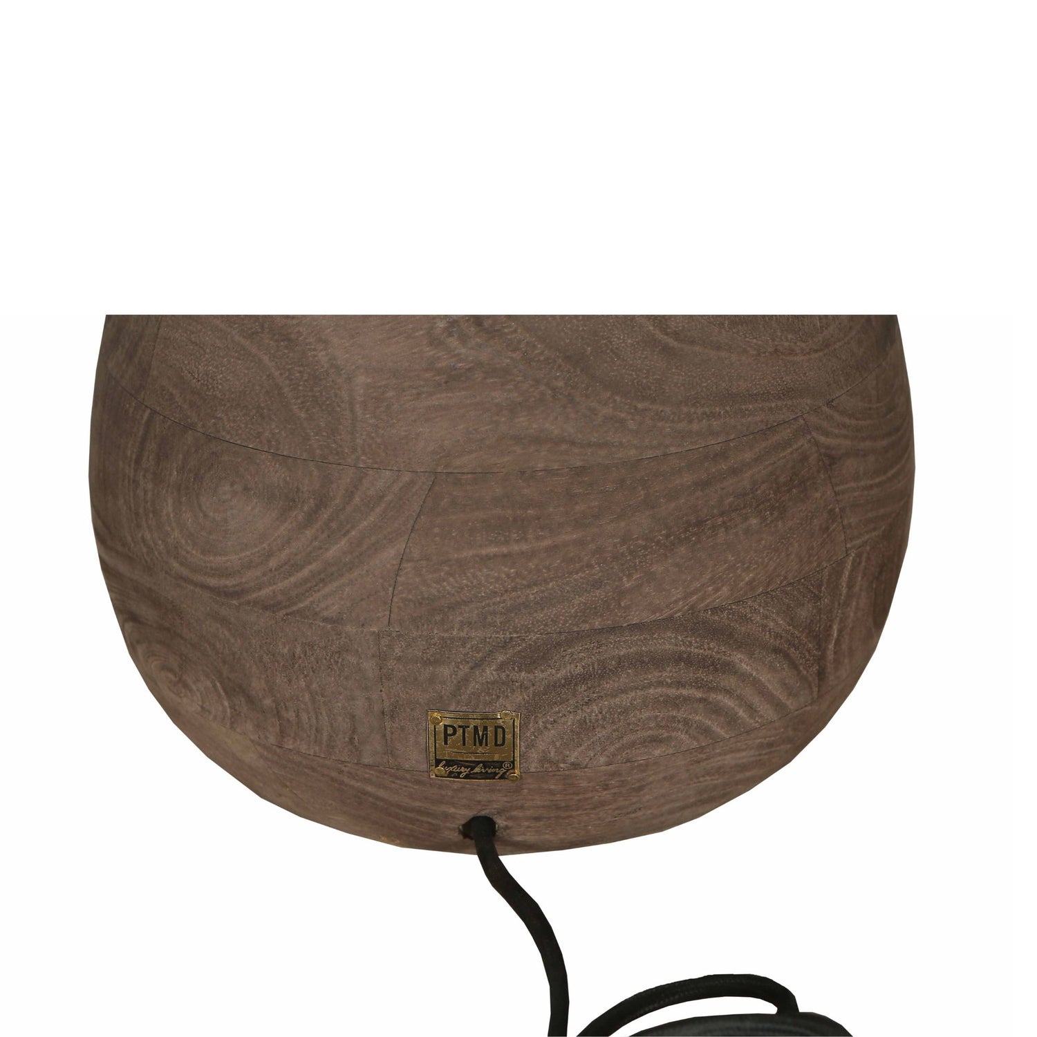 Tafellamp Peake Bruin Mangohout Small PTMD
