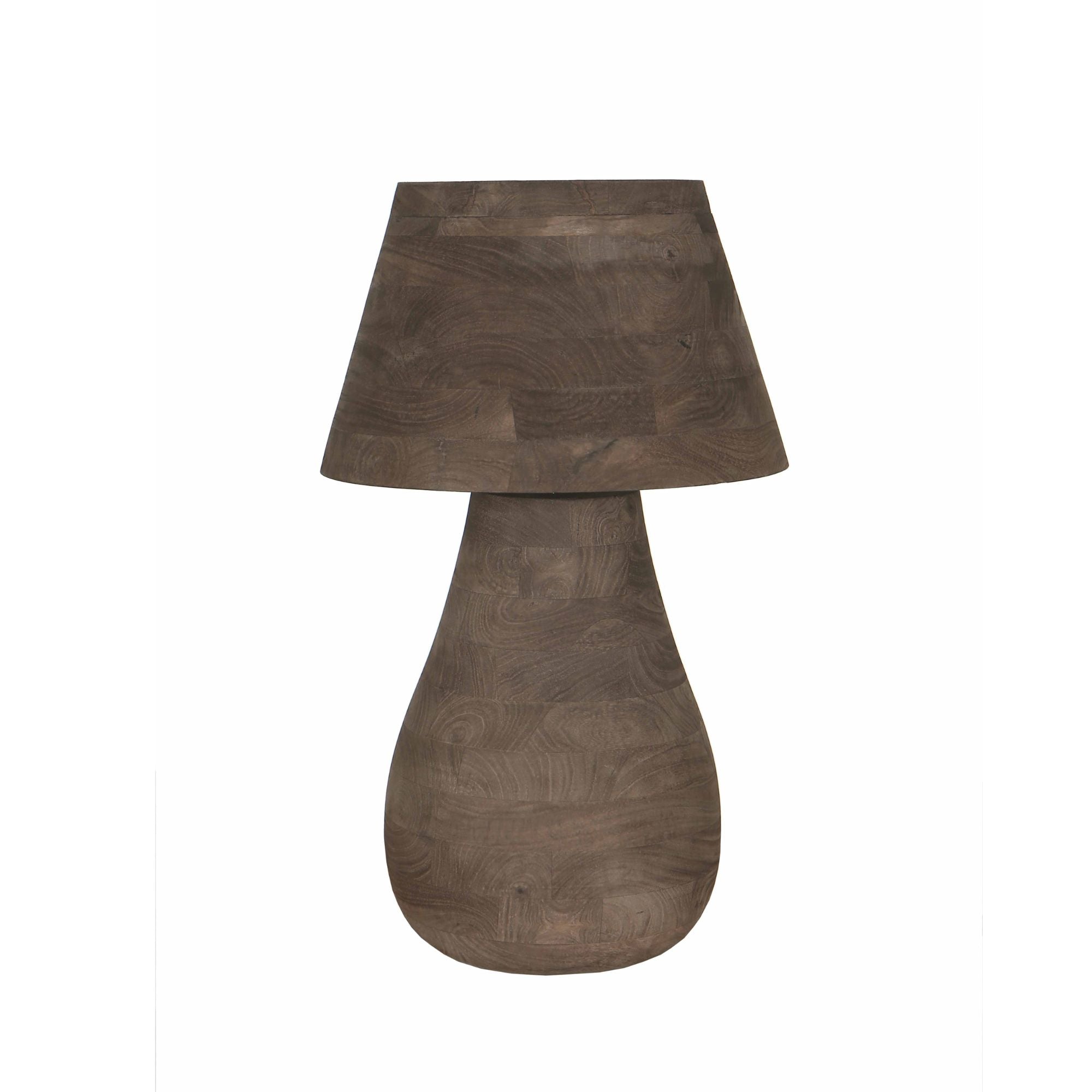 Tafellamp Peake Bruin Mangohout Large PTMD