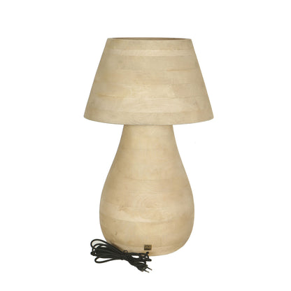 Tafellamp Peake Naturel Mangohout Large PTMD