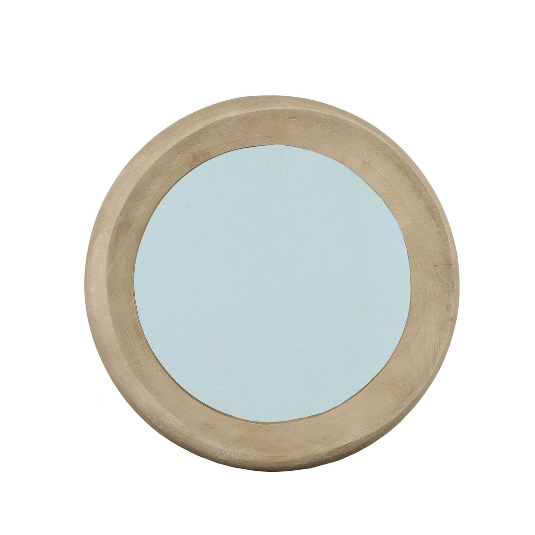 Noam Natural Mango Wood Round Mirror S Dia 70cmx5cm PTMD