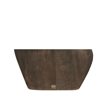 Harshad Brown Mango Wood Coffee Table Organic PTMD