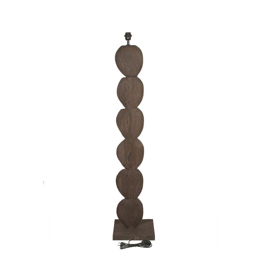 Vloerlamp Kodey Brown Mango Wood Base PTMD