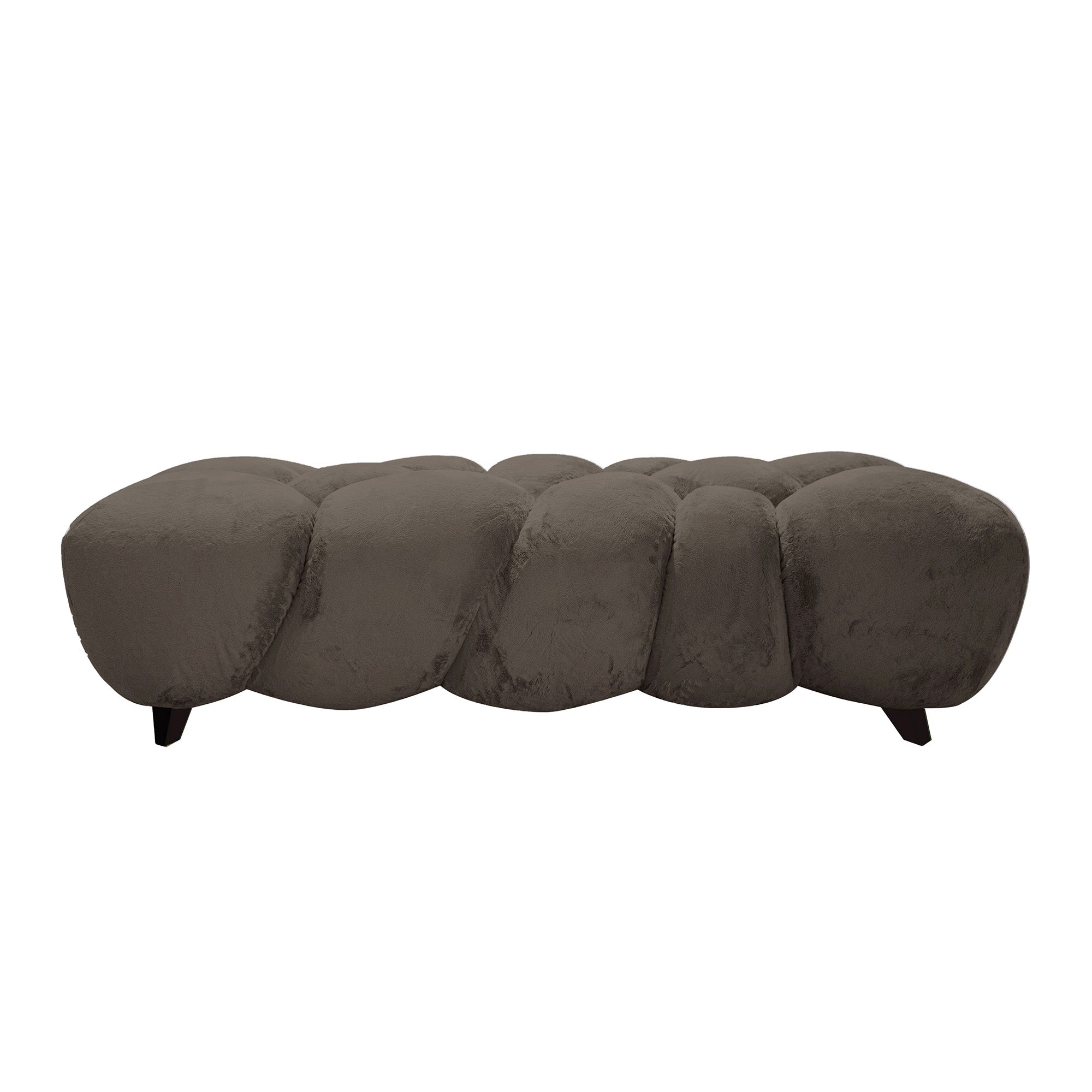 Nubibus Bench Dark Taupe 160.0 x 60.0 x 41.0 cm PTMD