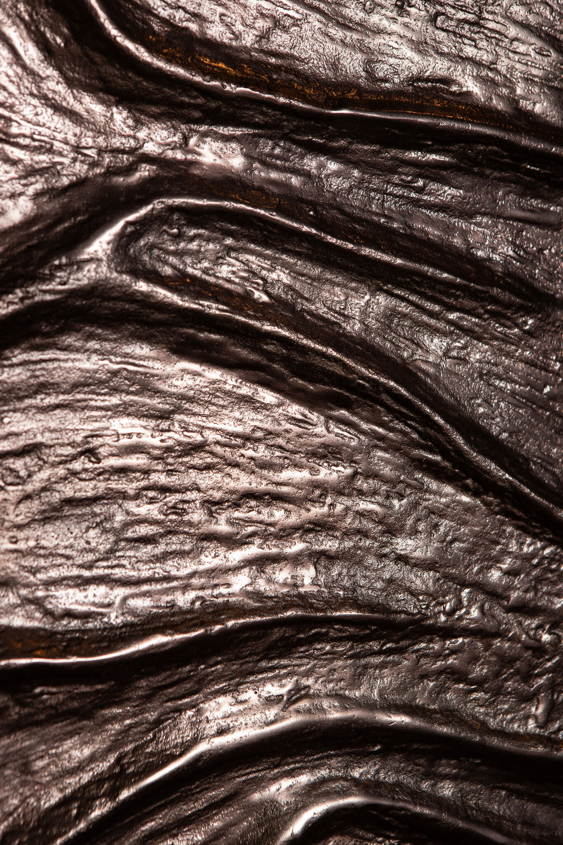 Samraj Bronze Casted Alu Wall Panel Wave Structure PTMD