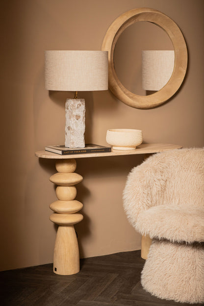 Rester Naturel Marmere Tafellamp Large PTMD