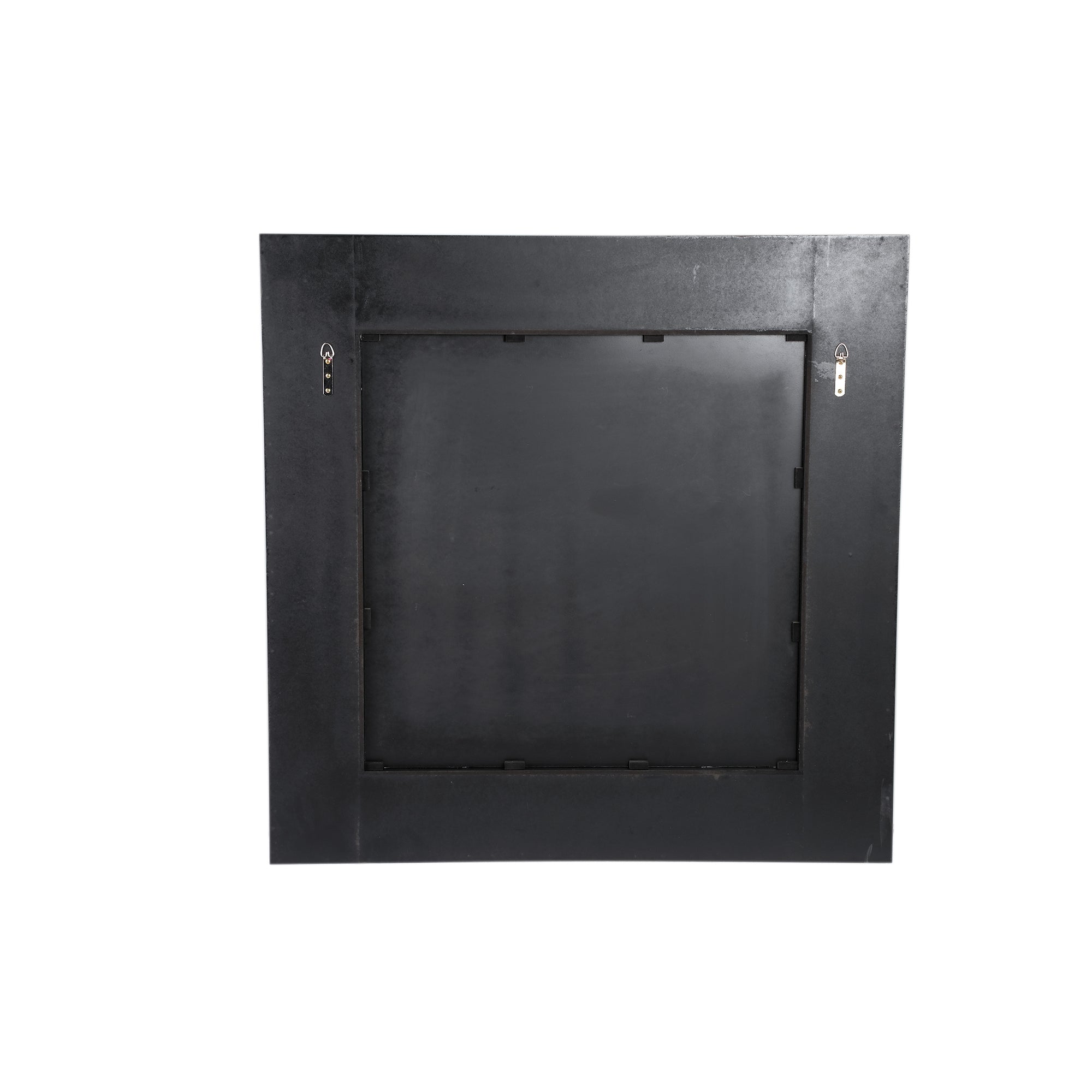 Gezzy Natural Wooden Mirror Curl Frame Square 110x7x110cm PTMD