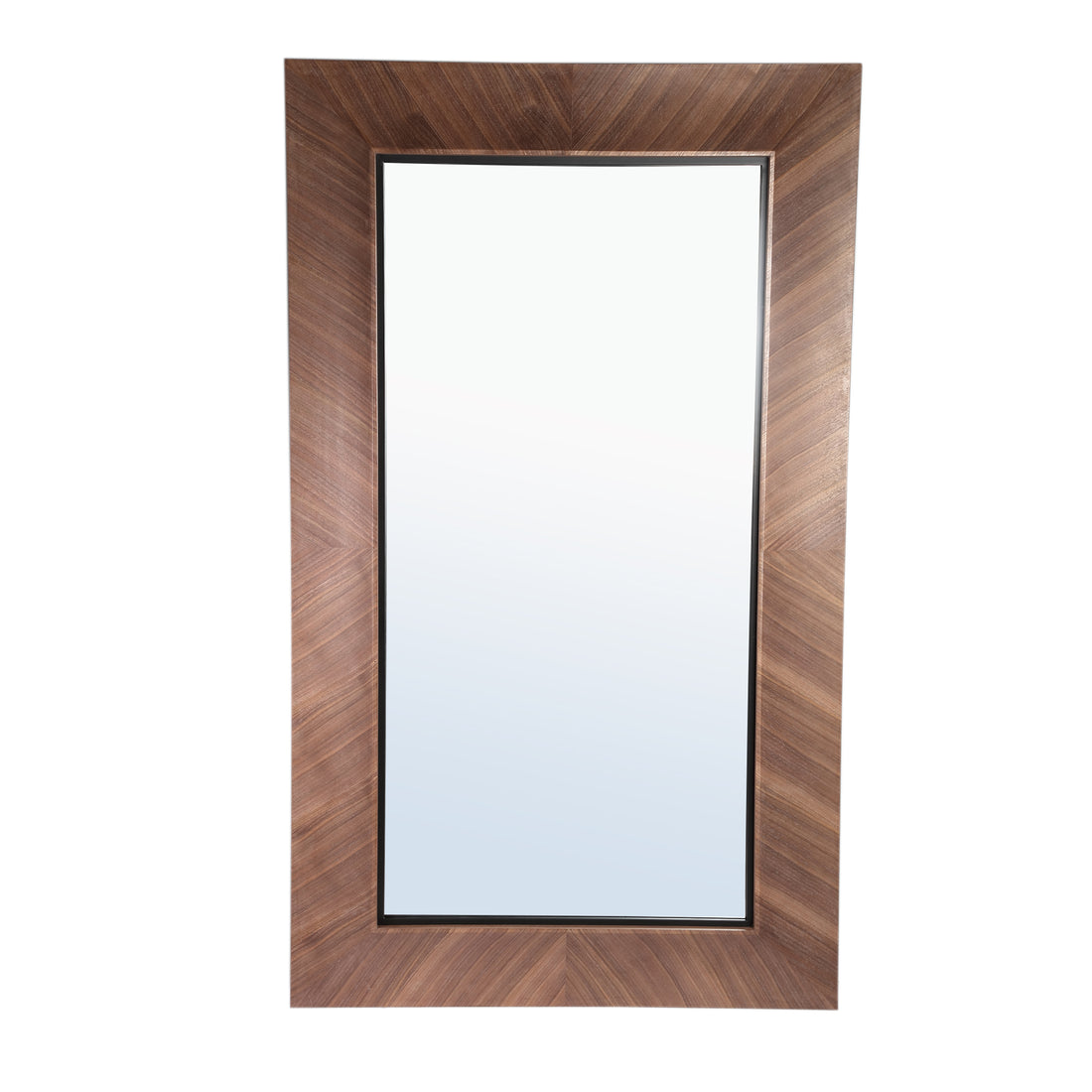 Spiegel Gezzy Naturel Hout Fineer Rechthoek PTMD