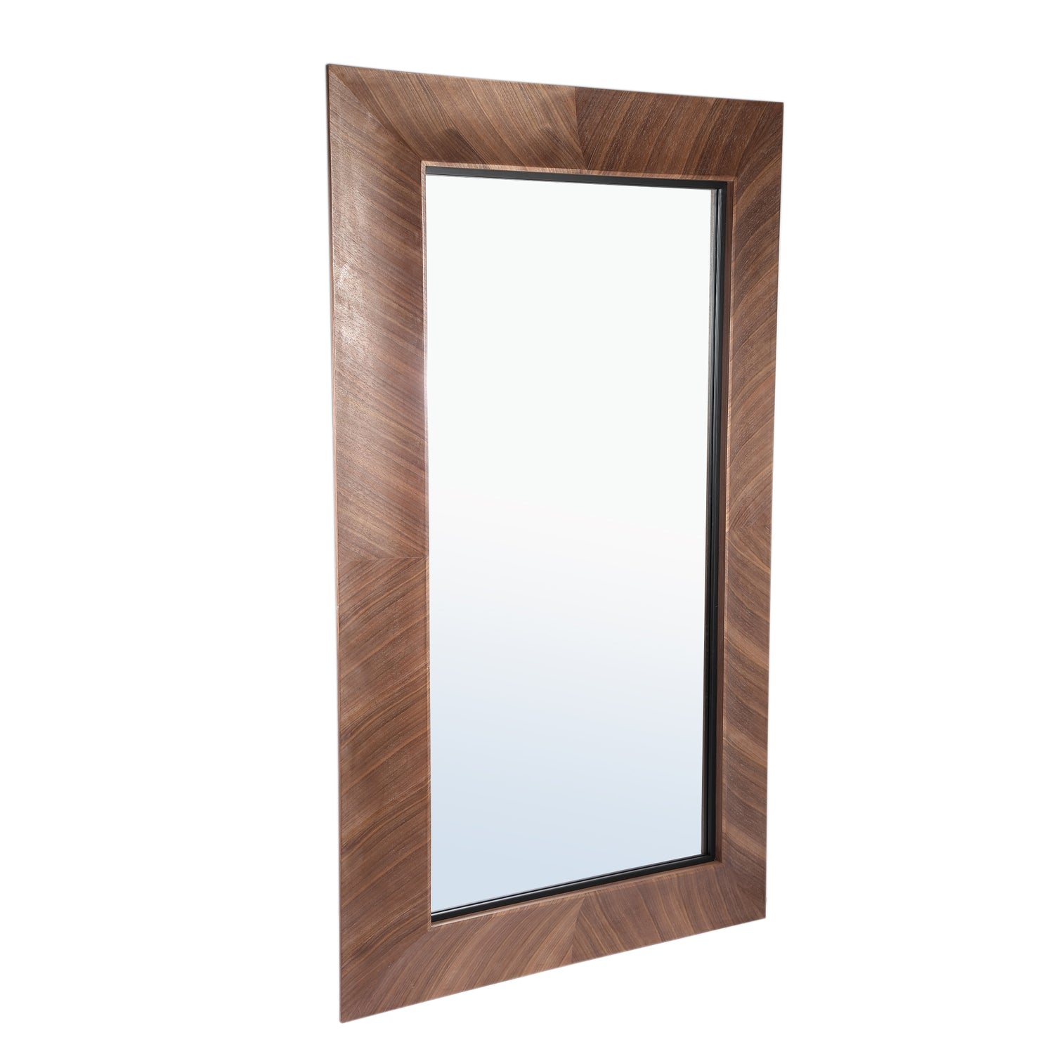 Spiegel Gezzy Naturel Hout Fineer Rechthoek PTMD