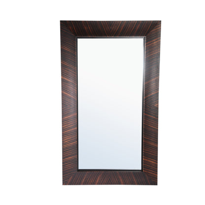 Spiegel Gezzy Bruin Hout Veneer Rechthoek PTMD
