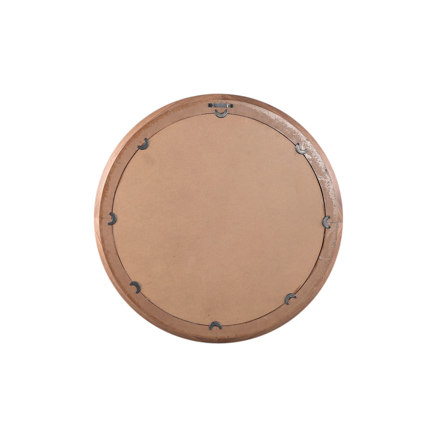 Nibbi Natural Wooden Mirror Twist Round Frame 65x5x65cm PTMD