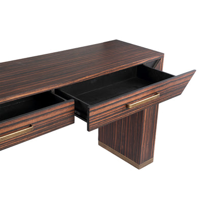 Sidetable / Bureau Tiess Hout 2 Lades PTMD