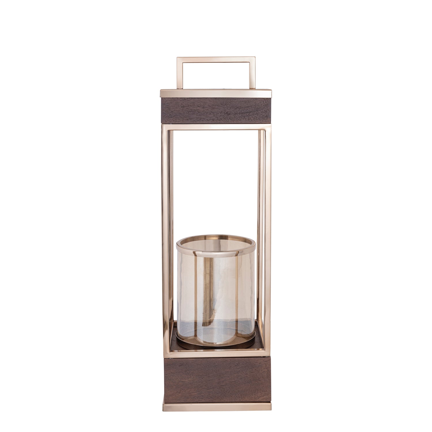 Stanne BrownGold Mangowood Lantern St. Steel Large PTMD