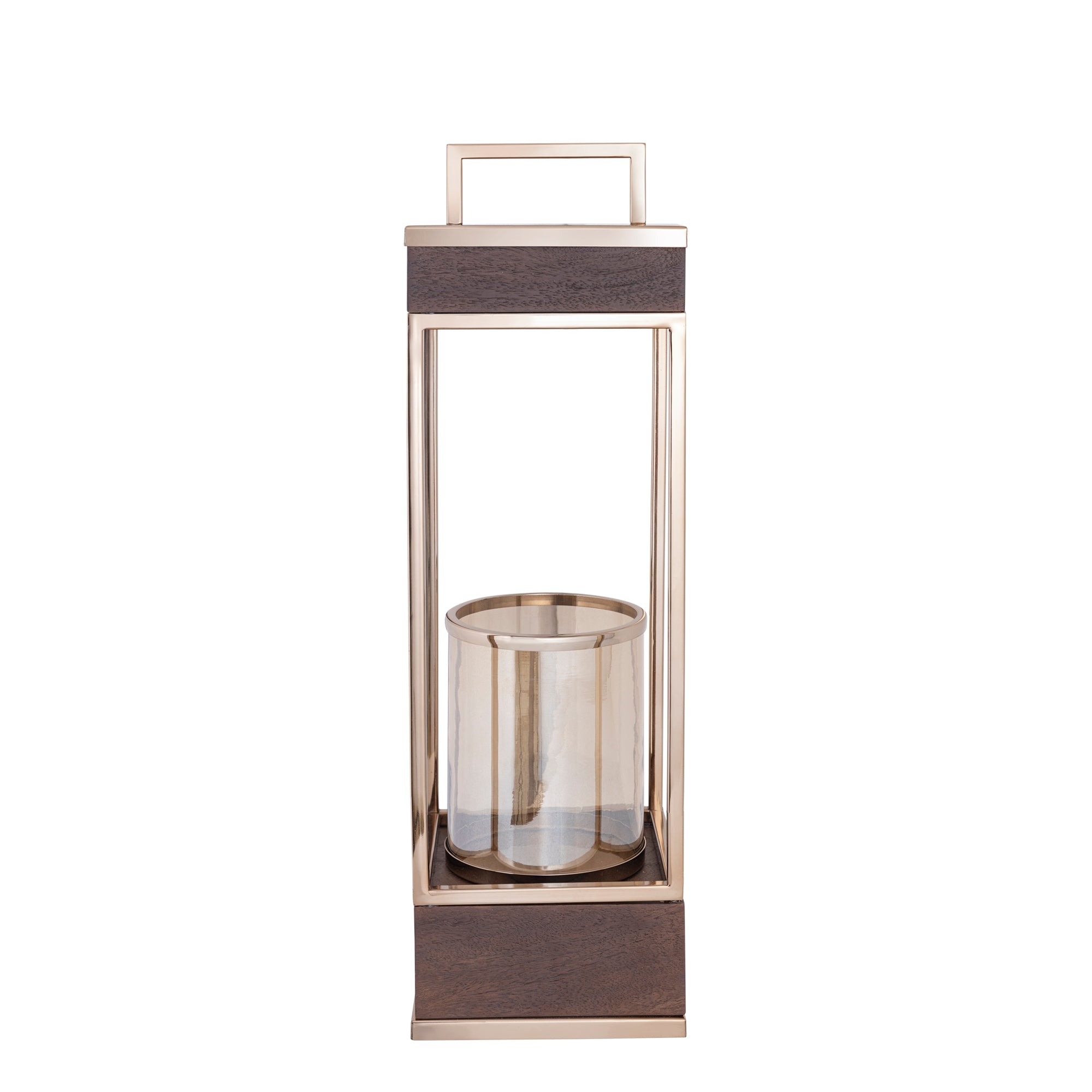 Stanne BrownGold Mangowood Lantern St. Steel Large PTMD