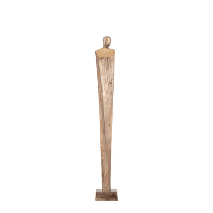 Symon BrownGold Alu Man Shape Statue S PTMD