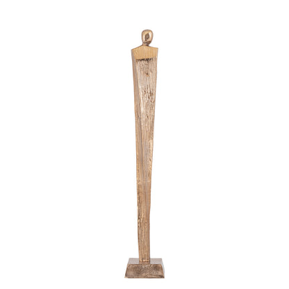 Symon BrownGold Alu Man Shape Statue L PTMD
