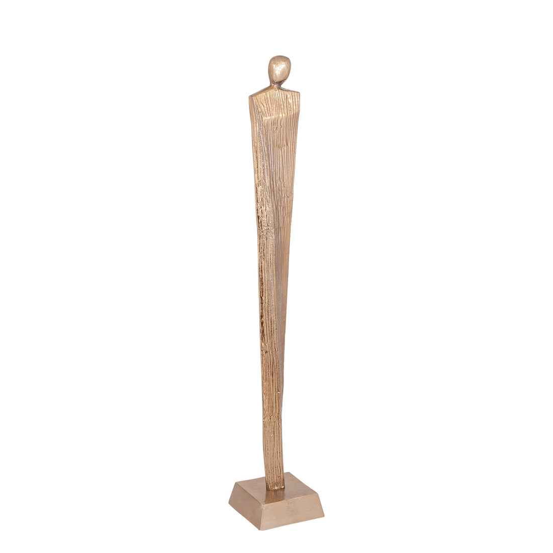 Symon BrownGold Alu Man Shape Statue L PTMD
