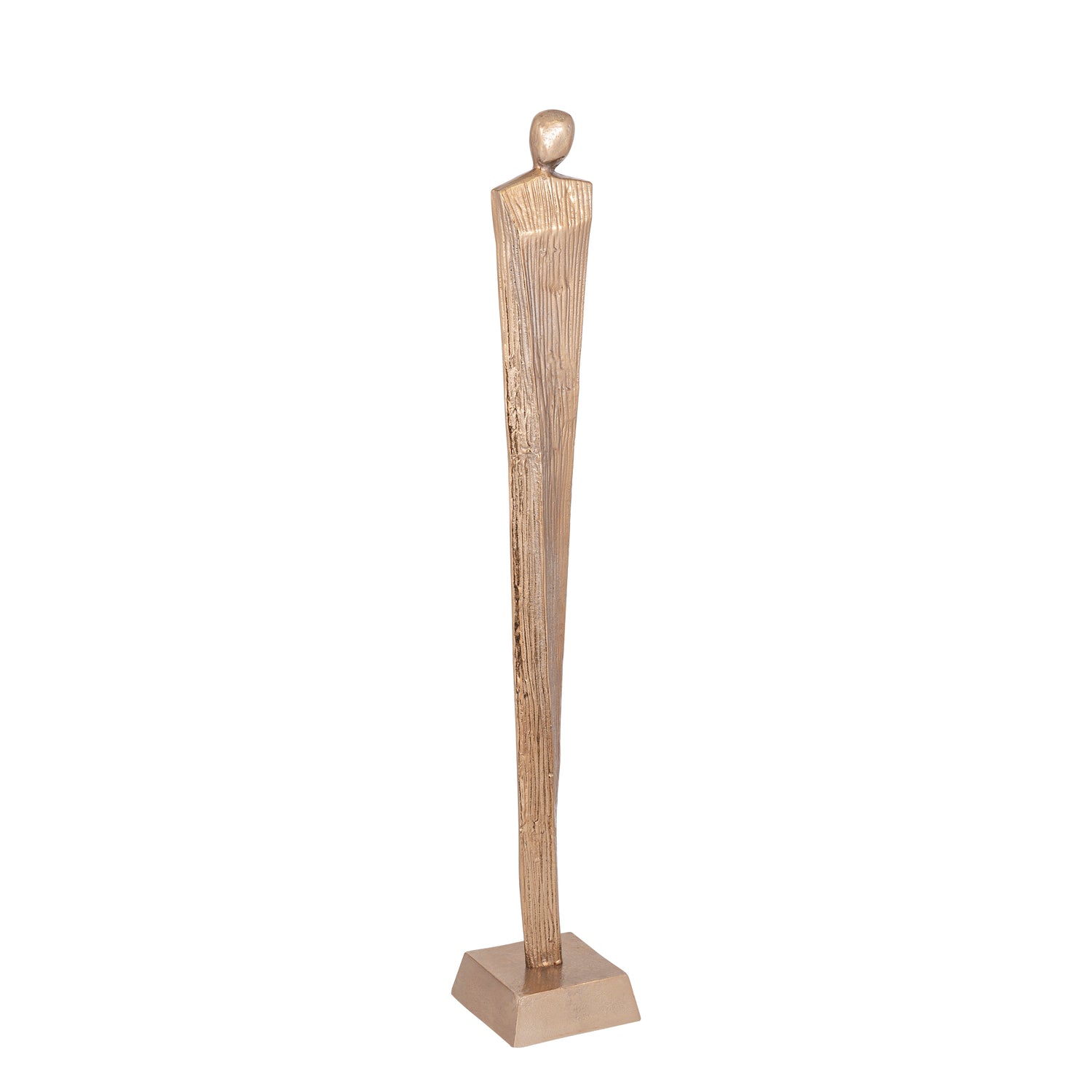Symon BrownGold Alu Man Shape Statue L PTMD