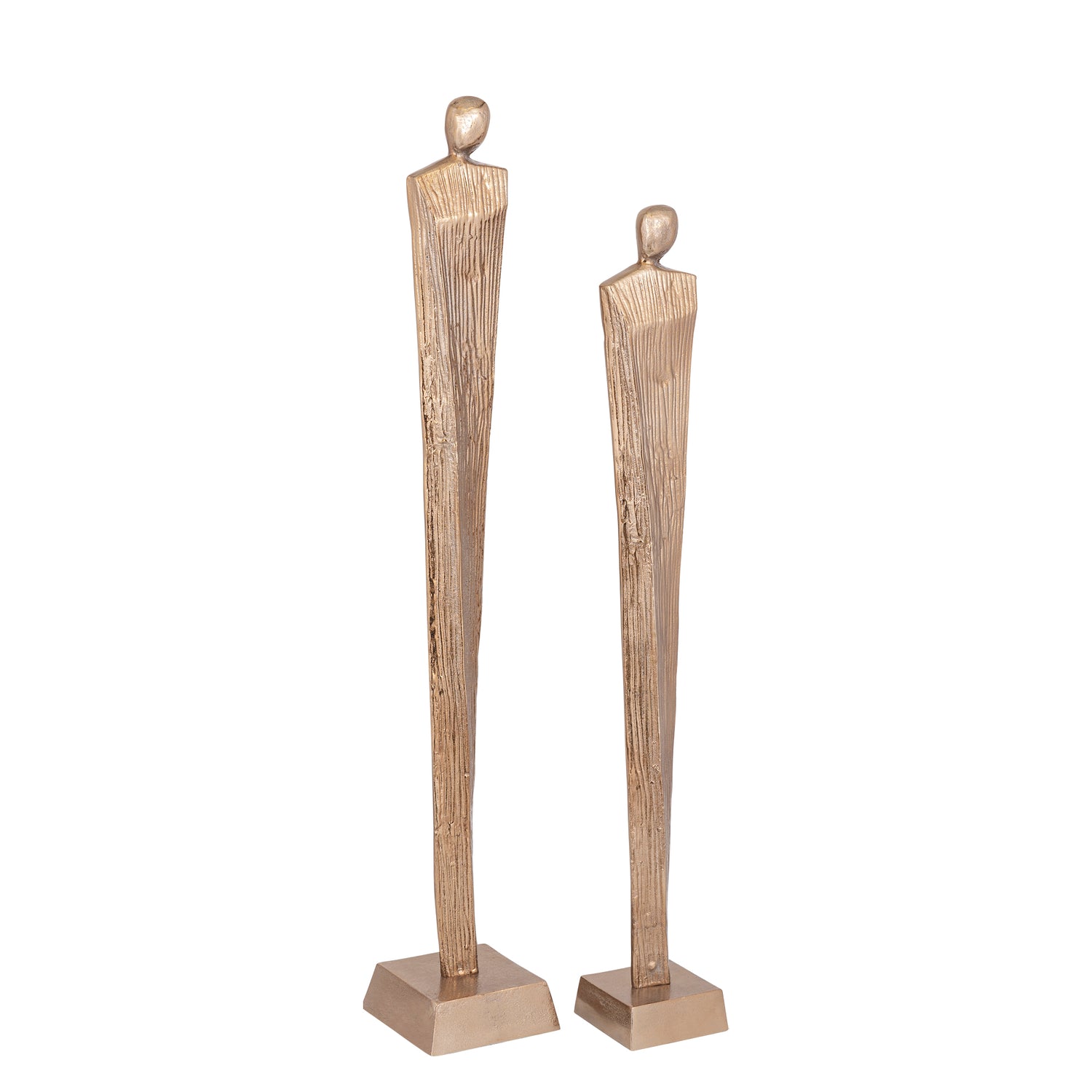 Symon BrownGold Alu Man Shape Statue L PTMD