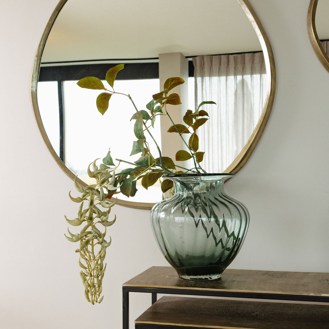 Vaas Marlisha Teal Glas Groot Rond PTMD