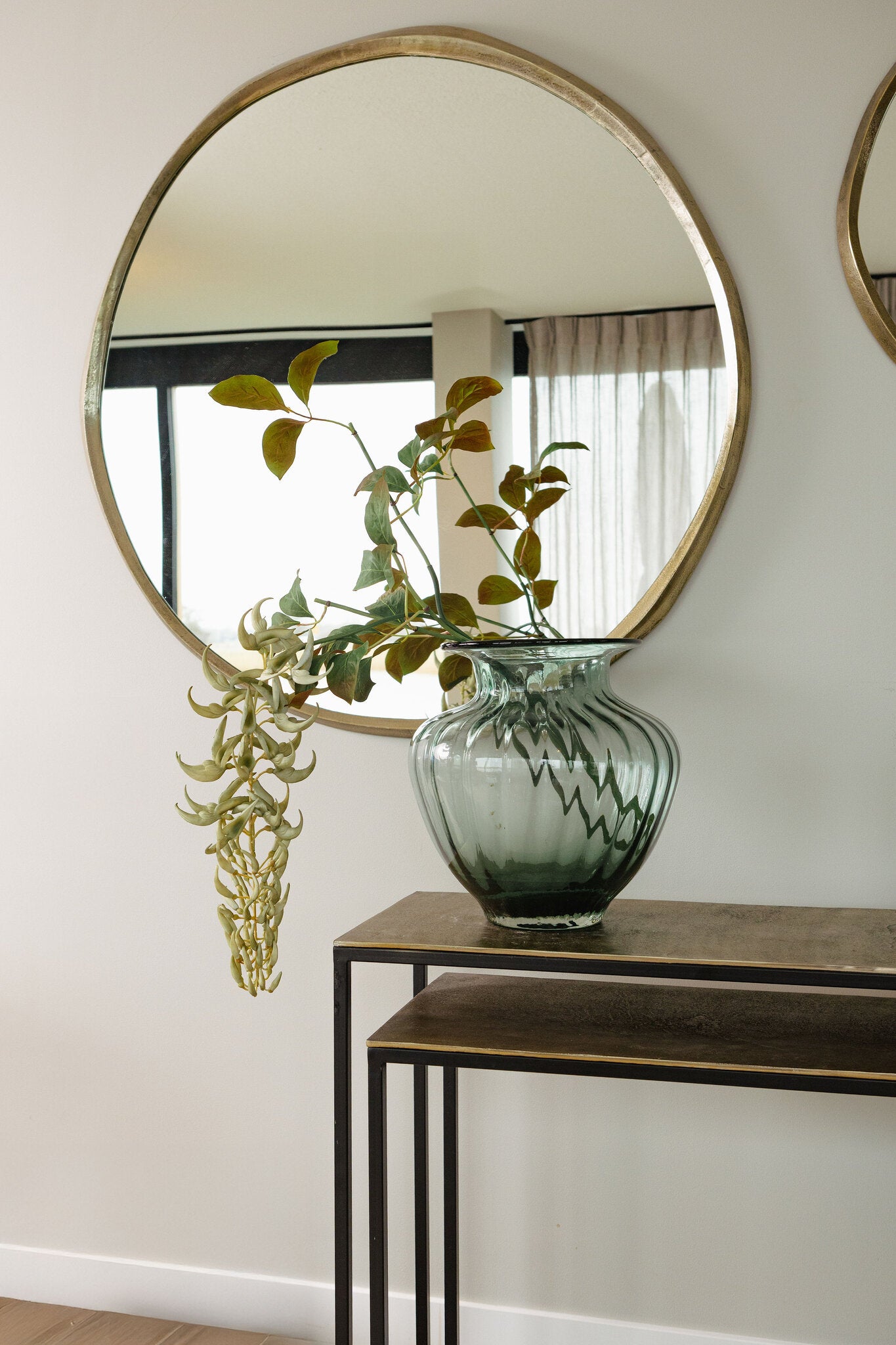 Vaas Marlisha Teal Glas Groot Rond PTMD
