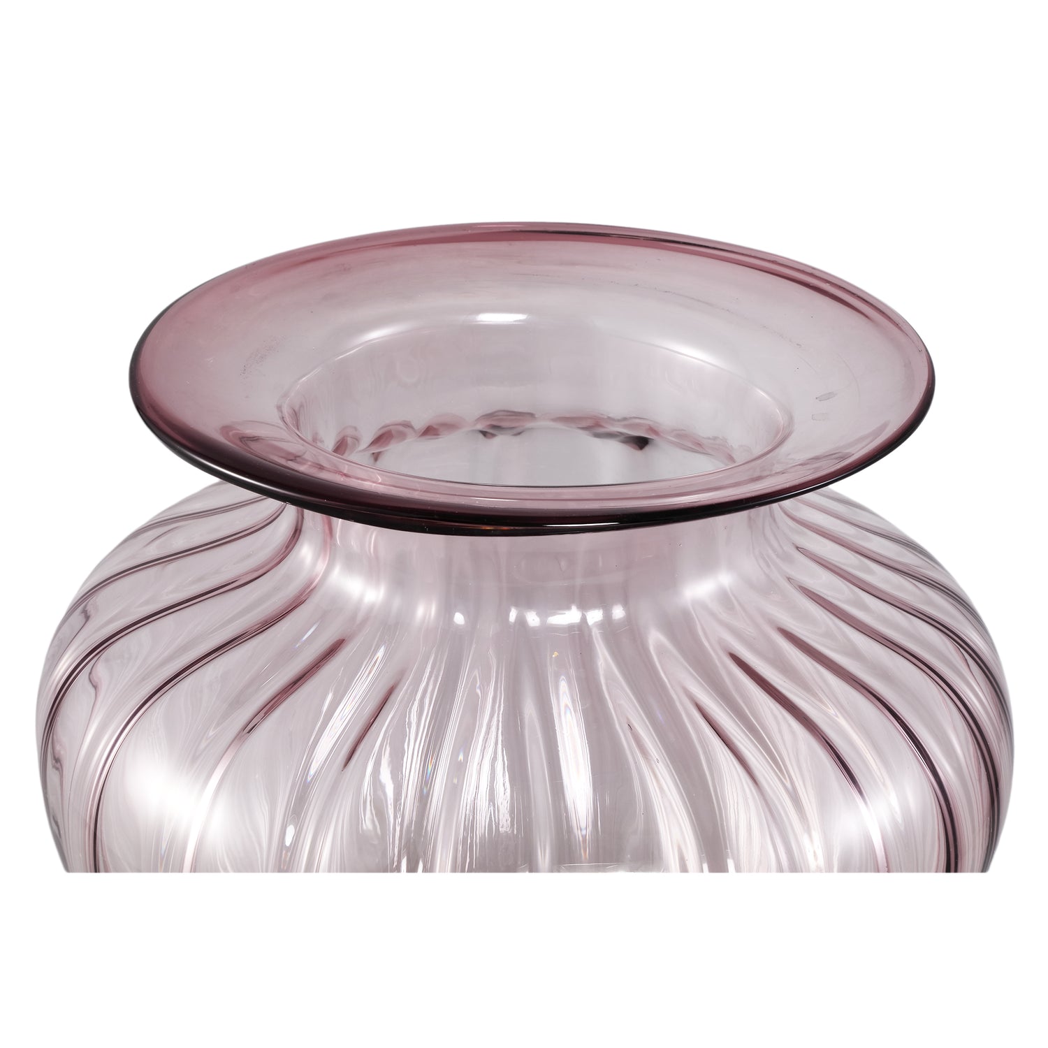 Vaas Marlisha Roze Glas Groot Rond PTMD