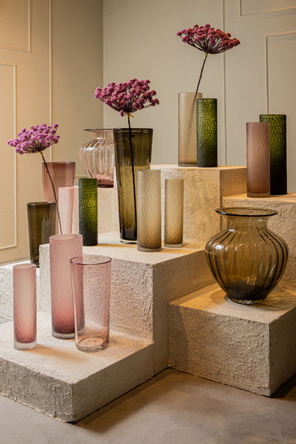 Vaas Marlisha Roze Glas Groot Rond PTMD