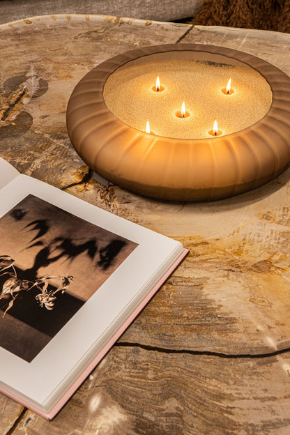 Taly Koffietafel Versteend Hout Naturel Large PTMD