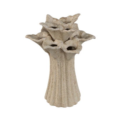 Vaas Ellodie Creme Keramiek Bloem B Tulp Medium PTMD
