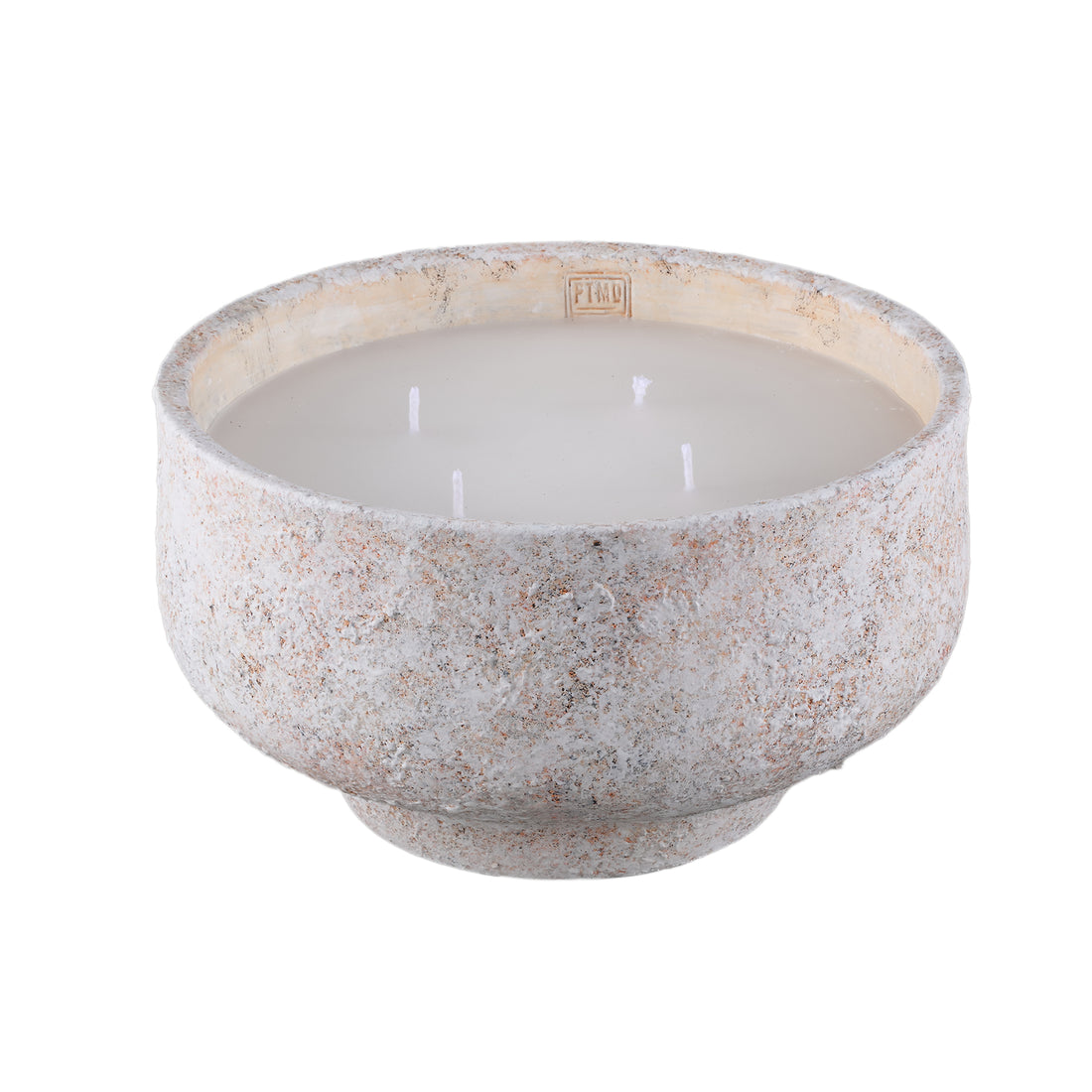 Outdoor Kaars Haily Wit Cement Op Voet Extra Large PTMD