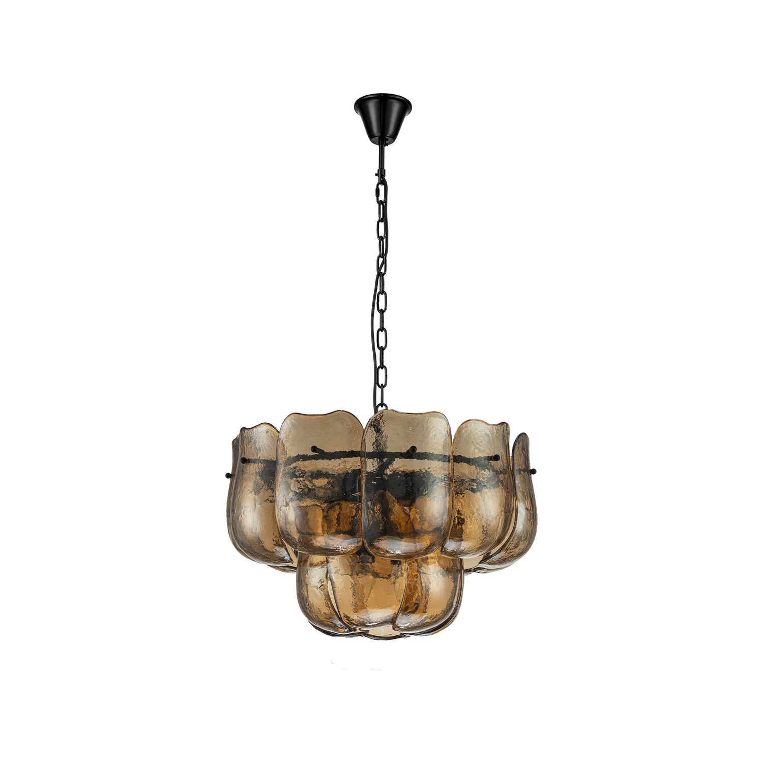 Hanglamp Vila Amber Glas Rond Small PTMD