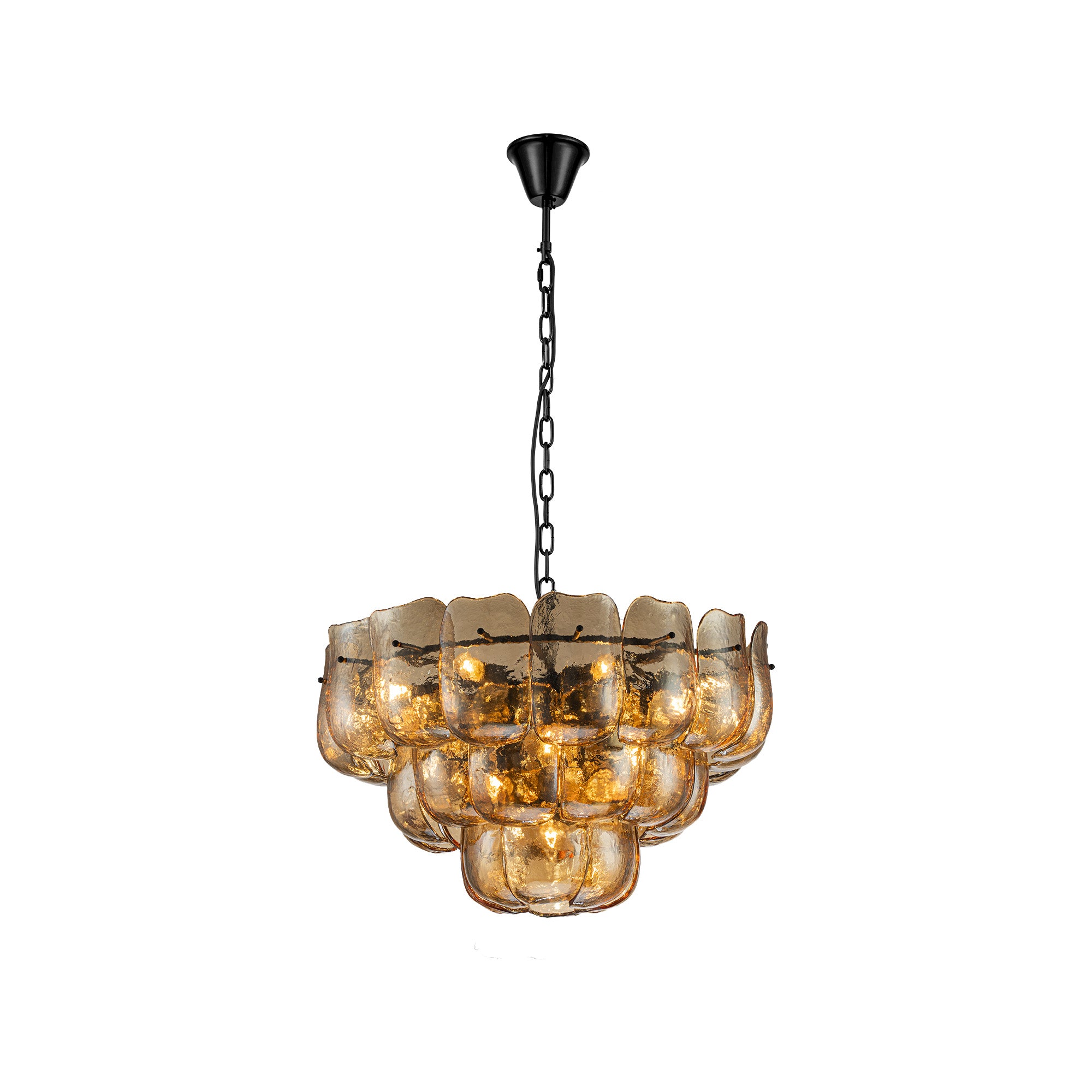 Hanglamp Vila Amber Glas Rond Large PTMD