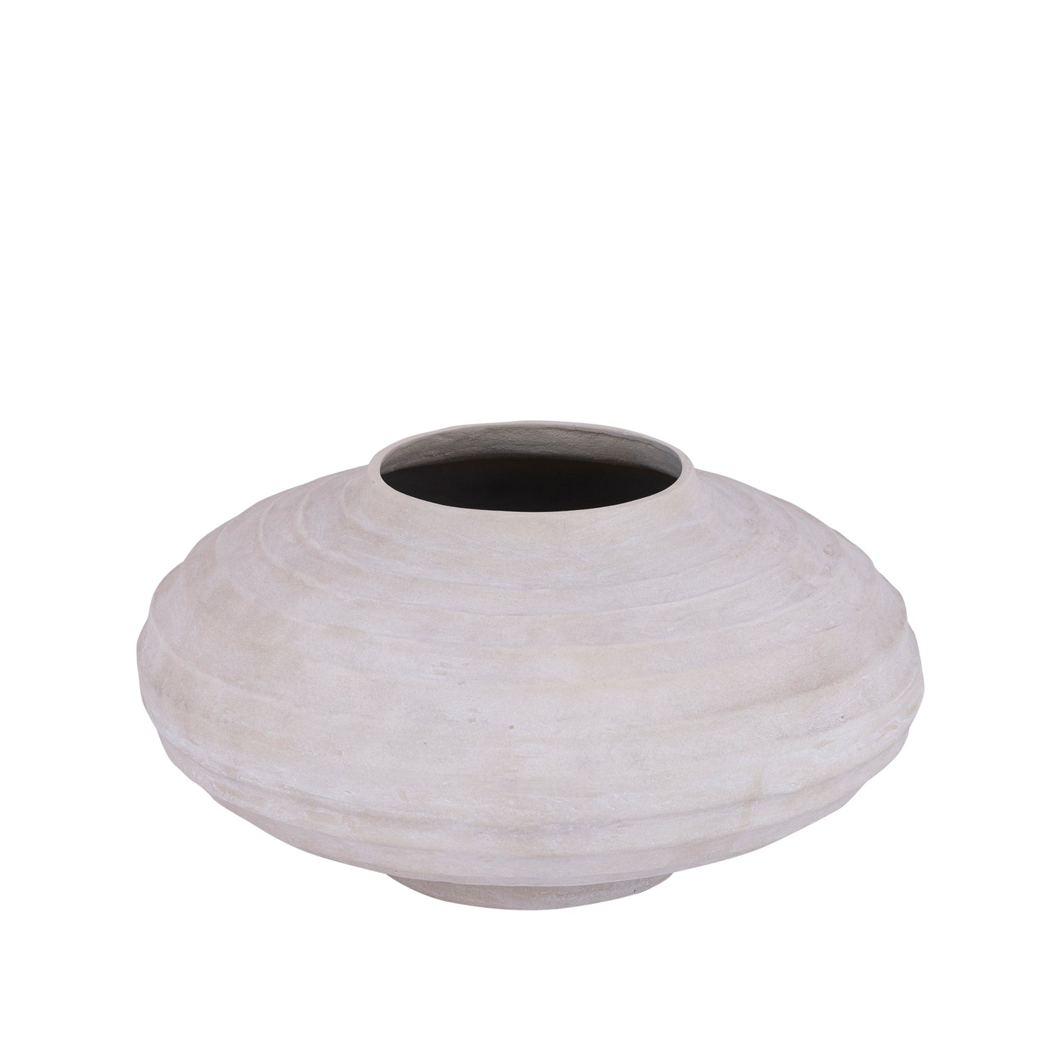 Pot Kody Beige Stone Wash casted alu ribbed pot L PTMD