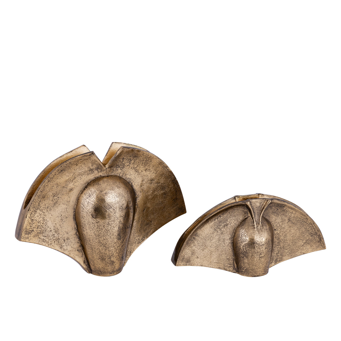 Jandell AntiqueGold Casted Alu Art Pot Wings Low PTMD