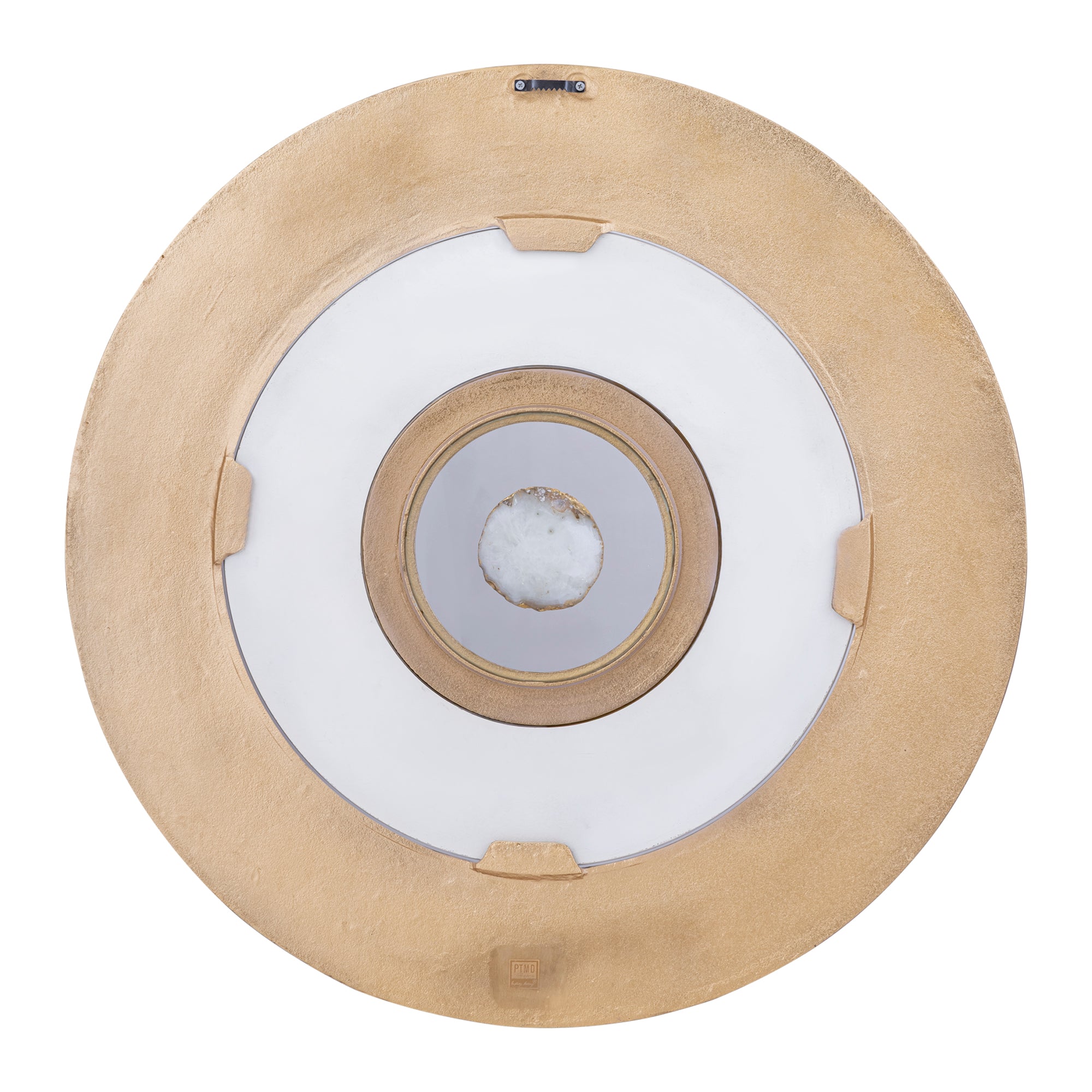 Wandpaneel Jacci Goud Aluminium Center Stone Rond Large PTMD