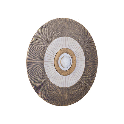 Wandpaneel Jacci Goud Aluminium Center Stone Rond Small PTMD