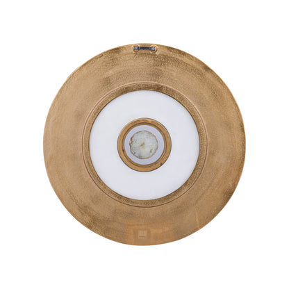 Wandpaneel Jacci Goud Aluminium Center Stone Rond Small PTMD
