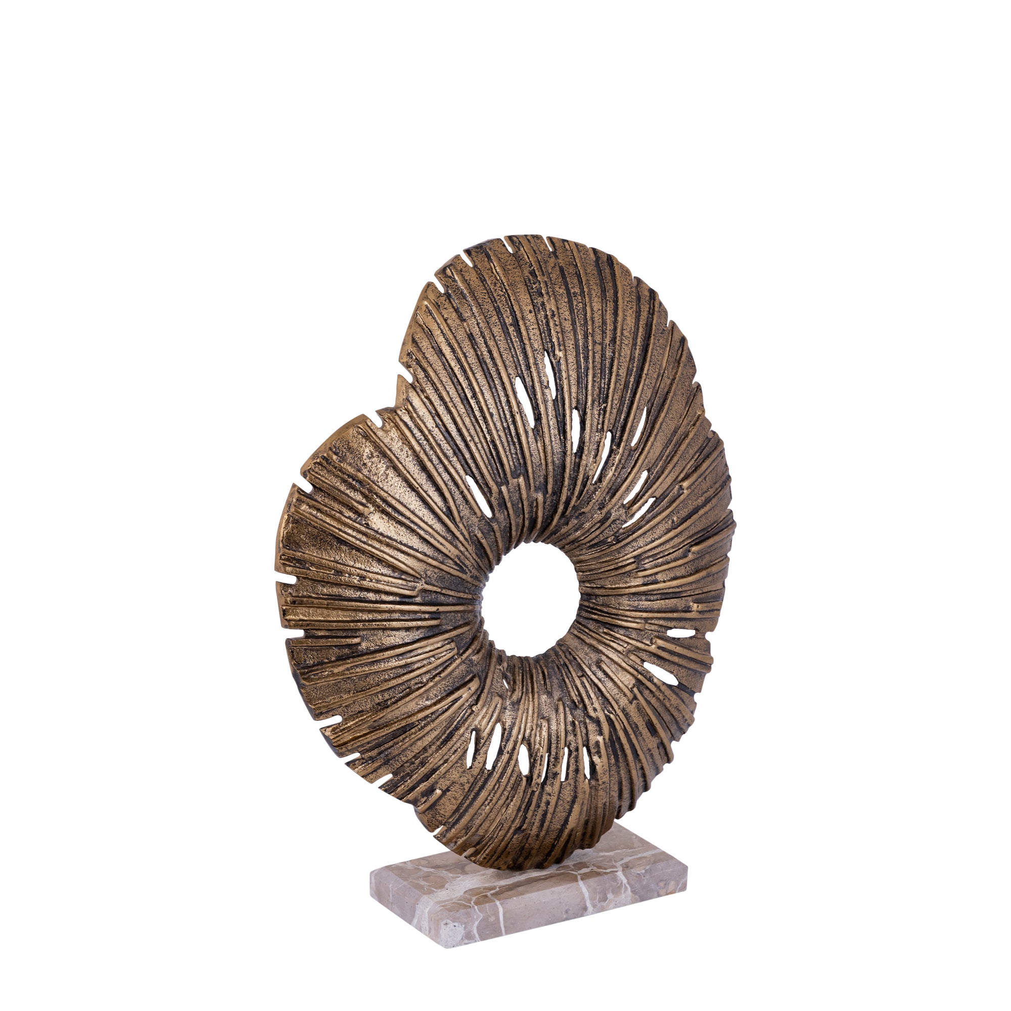 Vija Gold Casted Alu Organic Open Statue S PTMD