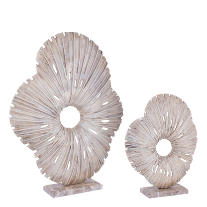 Vija Beige Casted Alu Organic Open Statue S PTMD