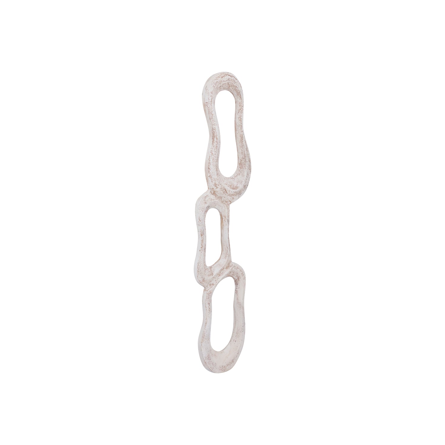 Wanddeco Camare Abstract Design Gegoten Aluminium Beige Small PTMD