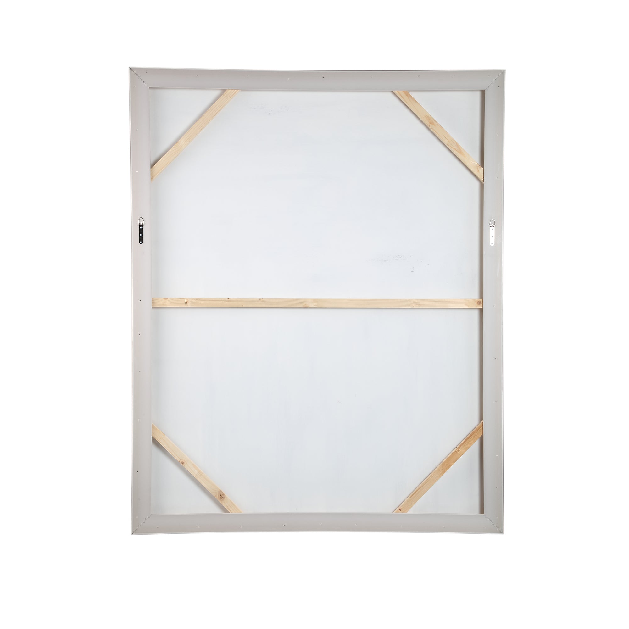 Abstract Wandpaneel Olger Beige Canvas Ingelijst PTMD