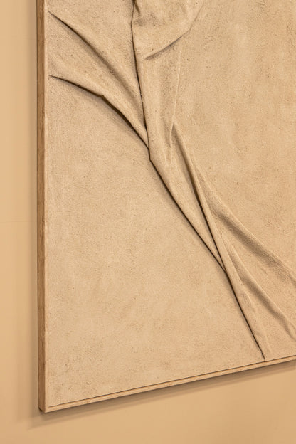 Wandpaneel Dizze Wave Zand 122,5x92 cm PTMD