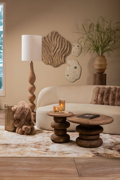 Plaid Divvo Bruin Fake Fur Thick Rib Plaid Large PTMD