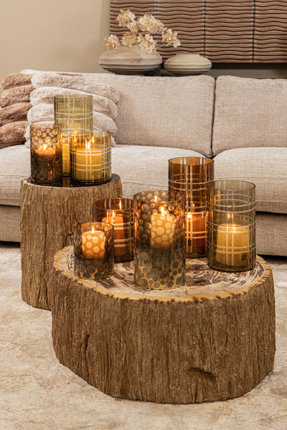 Kussen Divvo Beige Brede Rib Vierkant PTMD