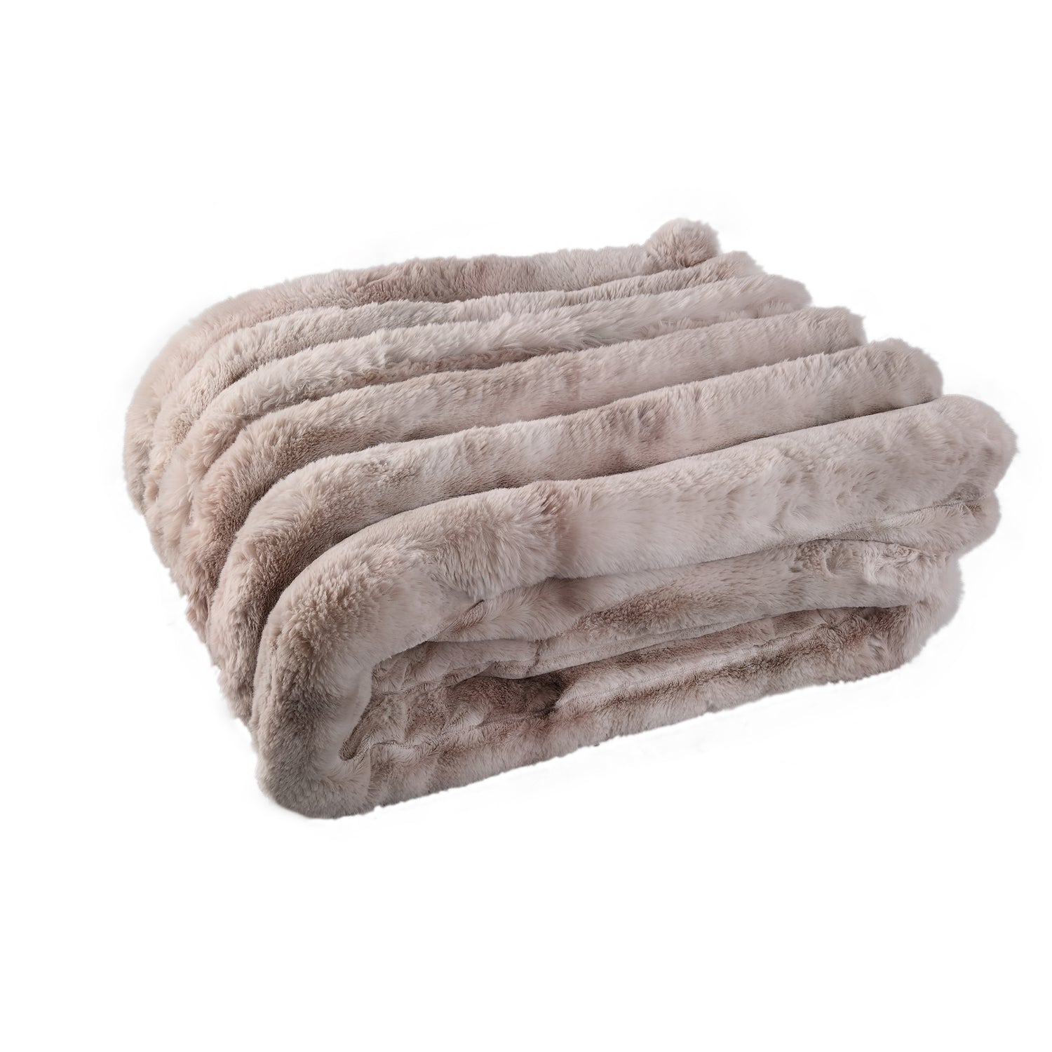 Plaid Divvo Fake Fur Thick Rib Plaid Large PTMD