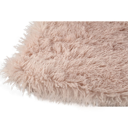 Plaid Rexx Beige Fake Sheep Fur Large PTMD