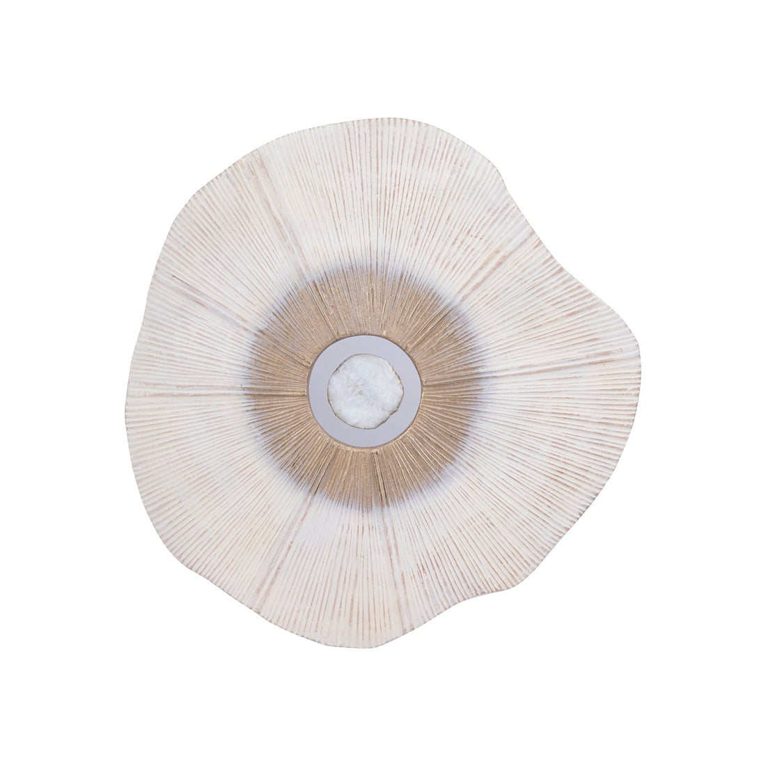 Wandpaneel Rella Beige Aluminium Center Stone Small PTMD