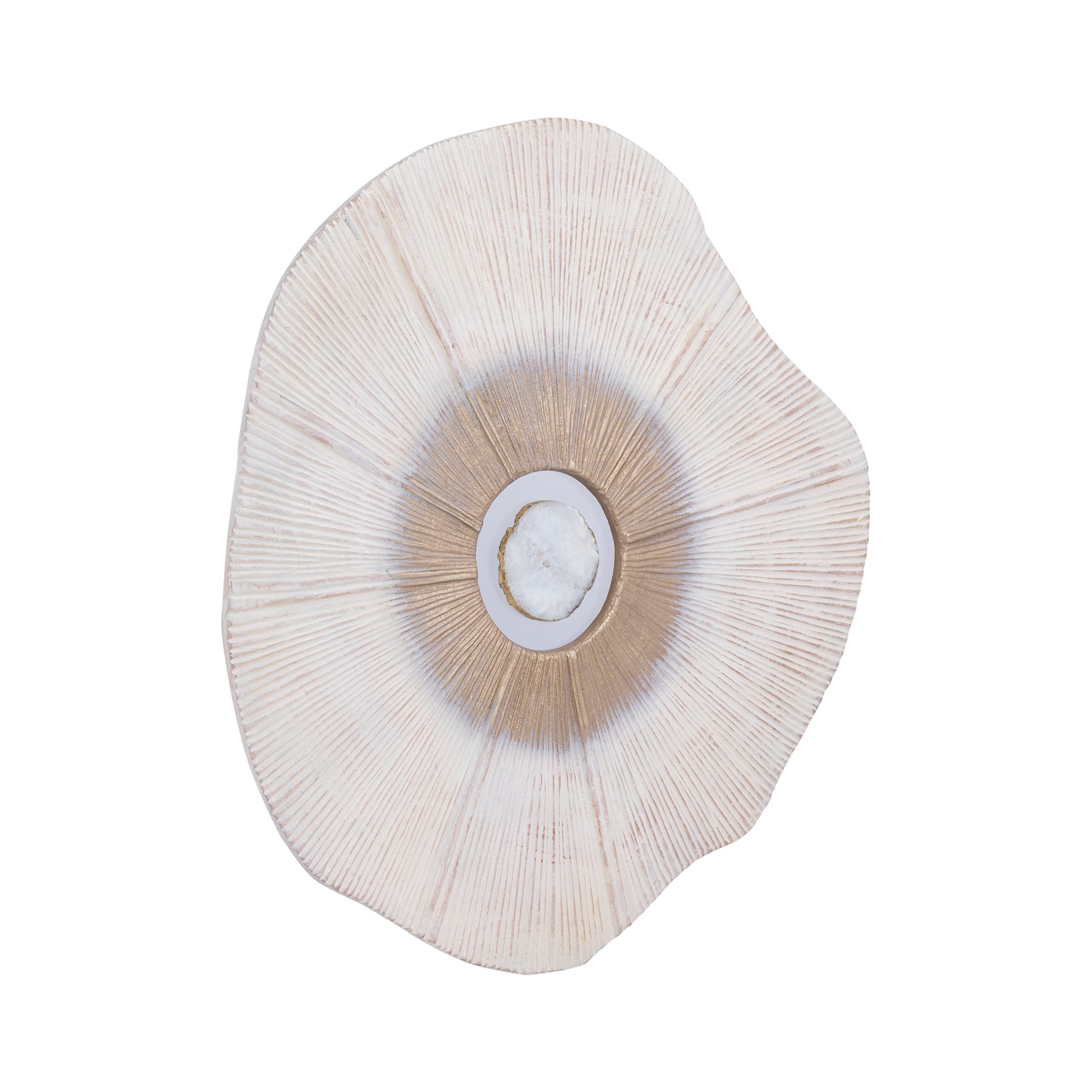 Wandpaneel Rella Beige Aluminium Center Stone Small PTMD